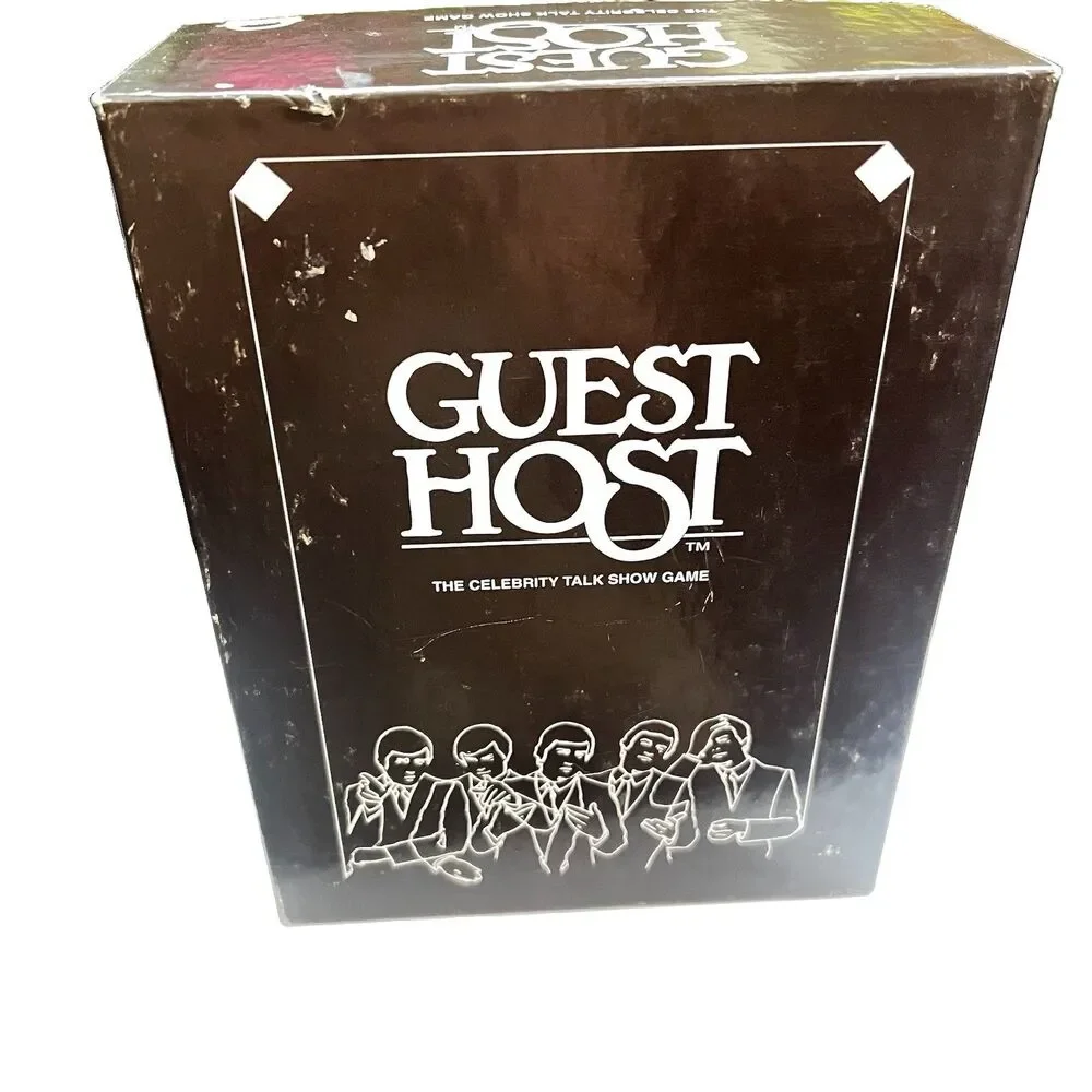 VTG Guest Host Complete Board Game Celebrity Talk Show Edition Ages 12+ Rainbow